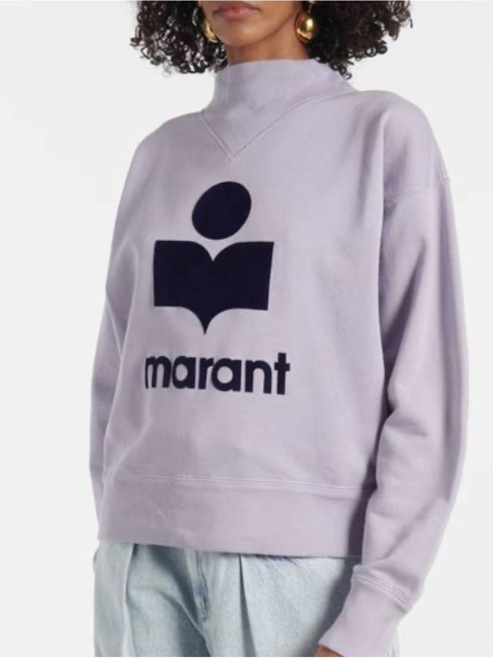 Isabel Marant Étoile Purple and blue logo Sweatshirt